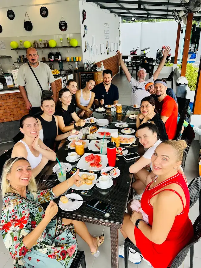 The padel community in Phuket